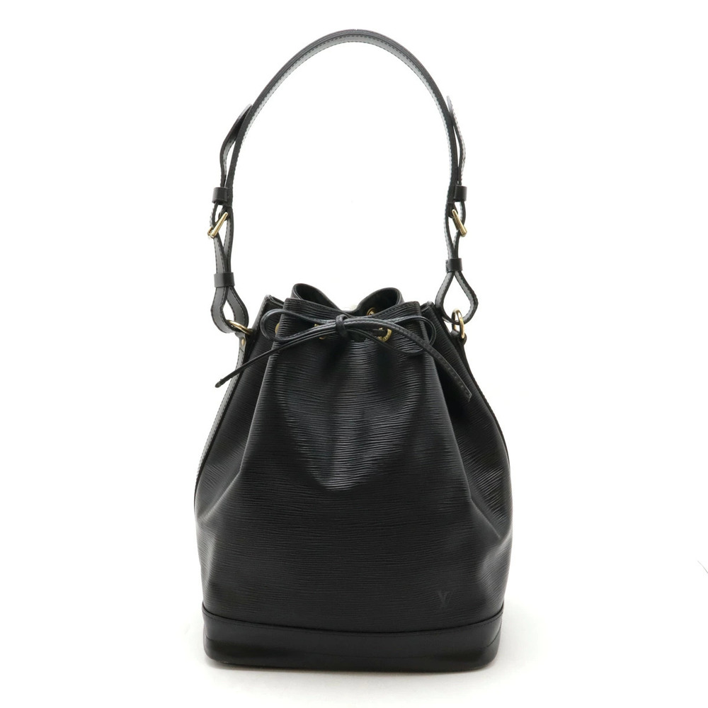 LOUIS VUITTON Epi Noe Shoulder Bag Hobo Semi Shoulder Drawstring Noir Black
